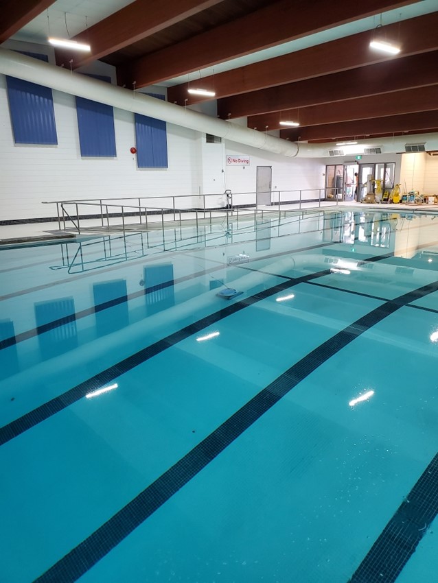 accessibility ramp at Tillsonburg Indoor Pool