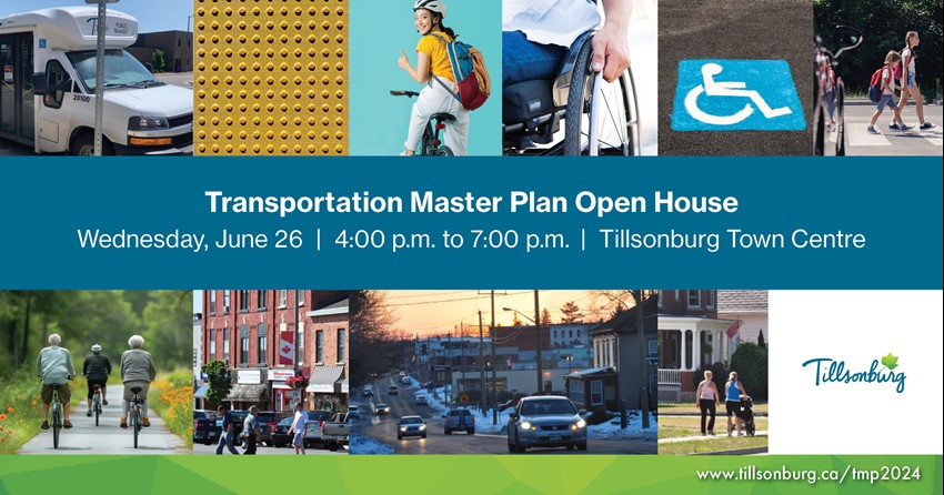 Notice for Transportation Master Plan Open House